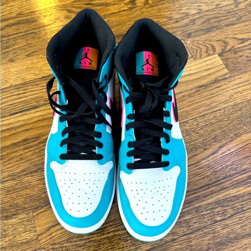 Size 12 - Air Jordan 1 Mid SE South Beach 2018 Used/Excellent Condition